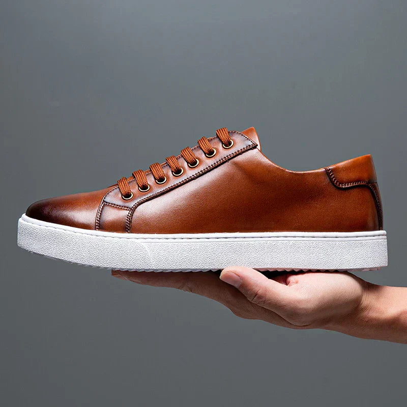 Milan Monarch Läder­sneakers